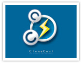 CloneCast Wallpaper Blue