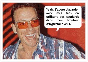 JCVD, the french language ownor